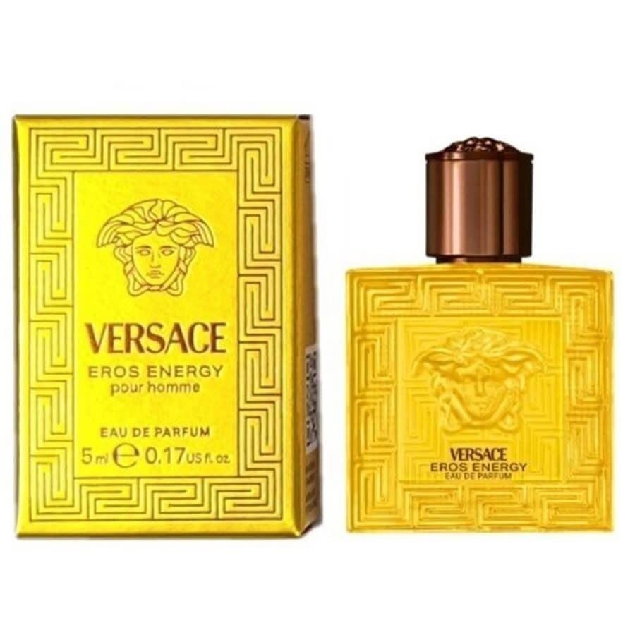 ErosEnergy Mini Mens Cologne, Yellow EDP Spray 0.17oz, Sample Pack ESR4 7V9P 963W