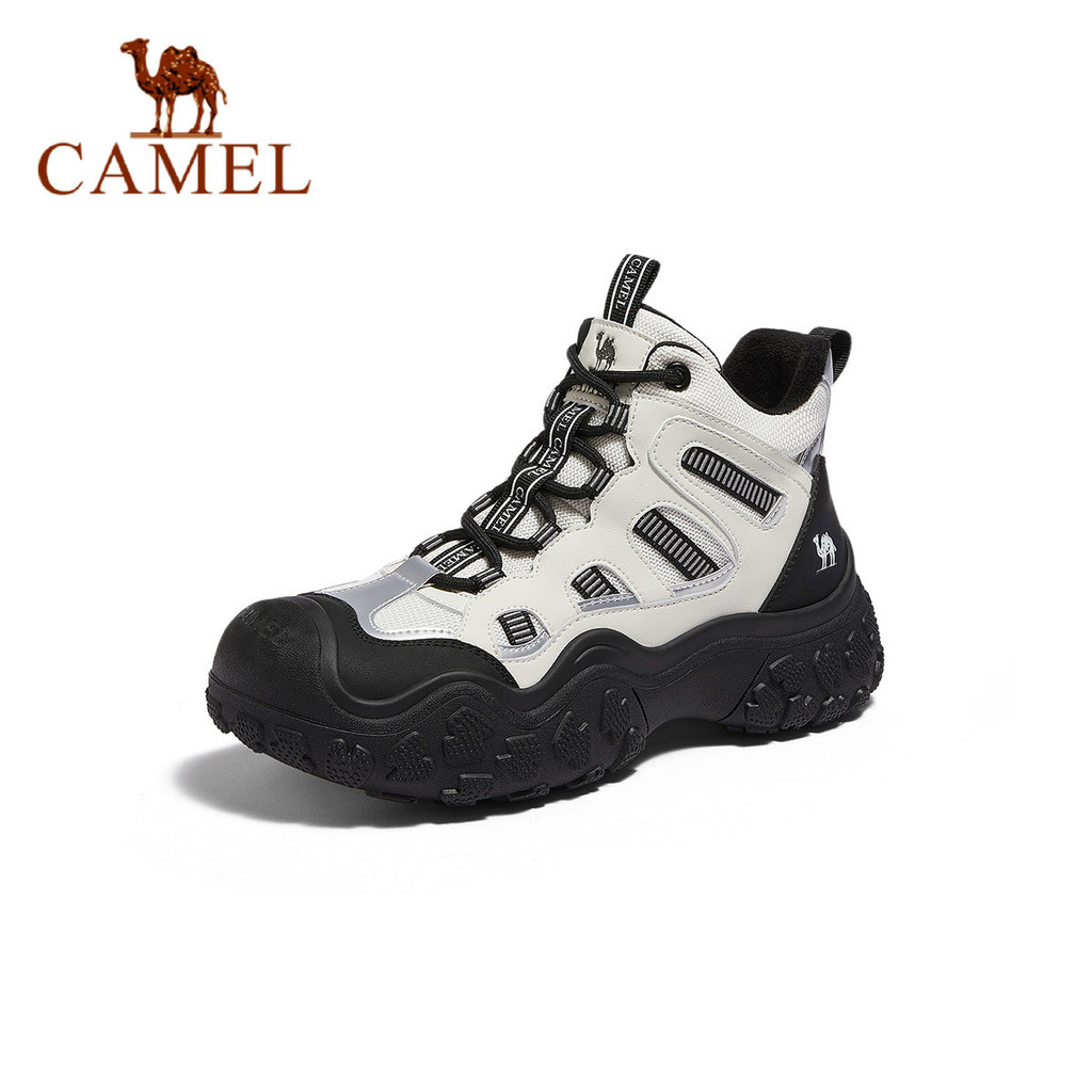 CAMEL รองเท้าเดินป่าคุณภาพสูงของผู้หญิงหนาSoled Anti-Slipทนต่อการสึกหรอซับขนแกะกีฬา