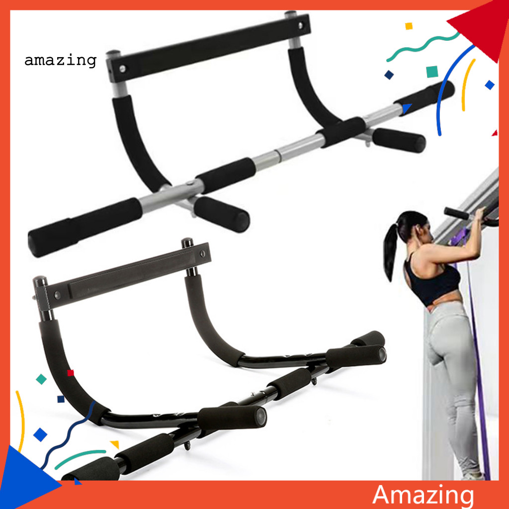 [AM] Pull Up Bar Heavy Duty Pull Up Heavy Duty Adjustable Doorway Pull Up Bar – ไม่มีเจาะ Chin Up Di