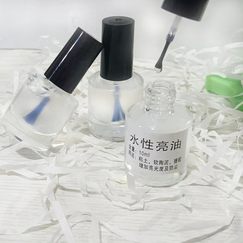 เครื่องปั้นดินเผานุ่มชั้นปิดผนึกน้ํามันขัด Brightening Oil หินทํามือพลาสติกสีดินทําด้วยมือ diy เครื่