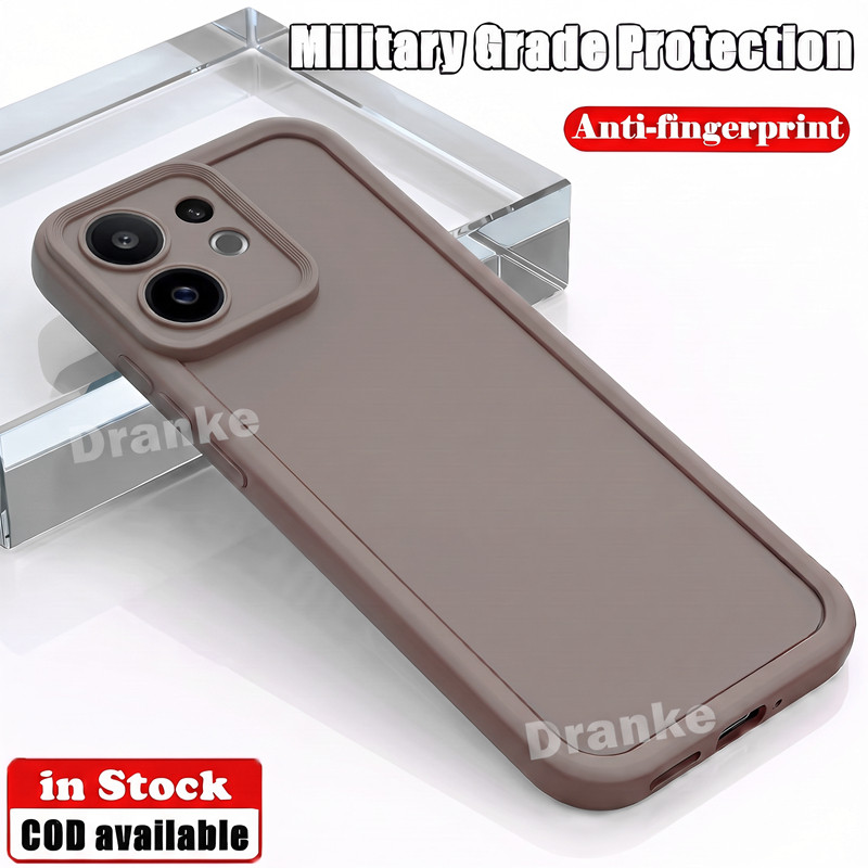 สําหรับ Vivo X200 FE V2503 การออกแบบล่าสุดเสริมกันกระแทก Micro-frosted Matte เคสซิลิโคนป้องกันลายนิ้