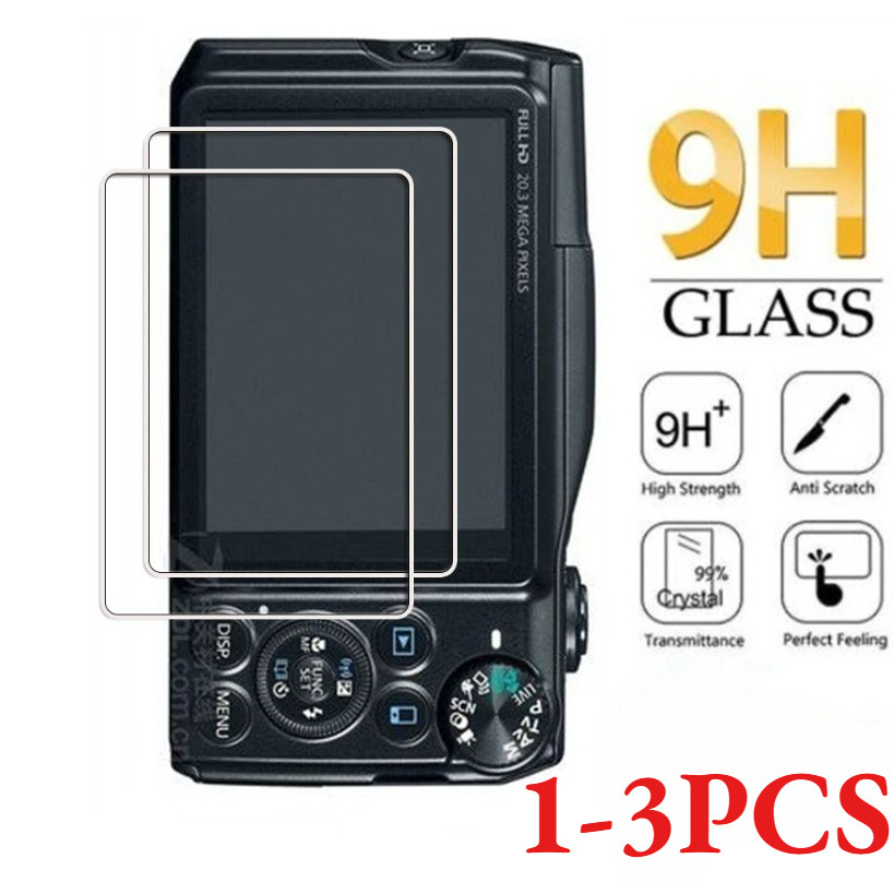 9H HDกระจกนิรภัยสําหรับCanon PowerShot A2600 C50 IXUS105 IXUS860 IXY650 N100 N2 V1 PSA2600 EOSC50 IX