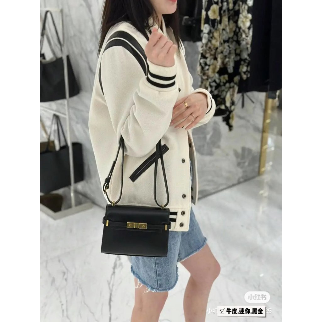 Full Leather Manhattan Bag Flap Messenger Bag Messenger Bag