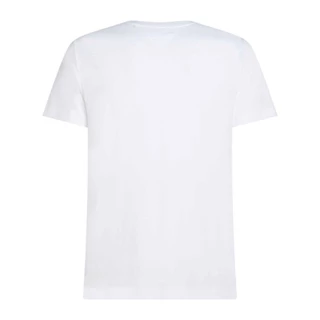 Tommy Hilfiger เสื้อยืดผู้ชาย รุ่น MW0MW16171 YBR - สีขาว ทรง Slim Fit