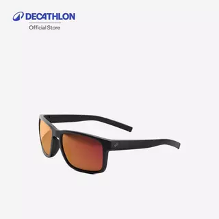 Decathlon Polarised Sunglasses Category 3 แว่นกันแดดเลนส์โพลาไรซ์ประเภท 3 รุ่น Explore 500 Sqr - Black/Orange