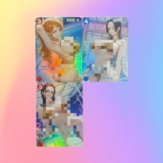 อะนิเมะแฟลชการ์ดการ์ดโจรสลัด Nami Emperor Uta DIY opcg การ์ดคอลเลกชันแฟลชสีสันสดใส