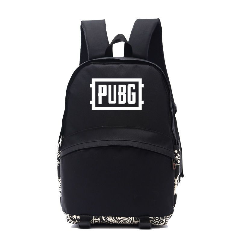 เกม PUBG PUBG พิมพ์ไนลอนกระเป๋าเป้สะพายหลังอะนิเมะเกมกระเป๋านักเรียน PUBG กระเป๋าเป้สะพายหลัง nb19