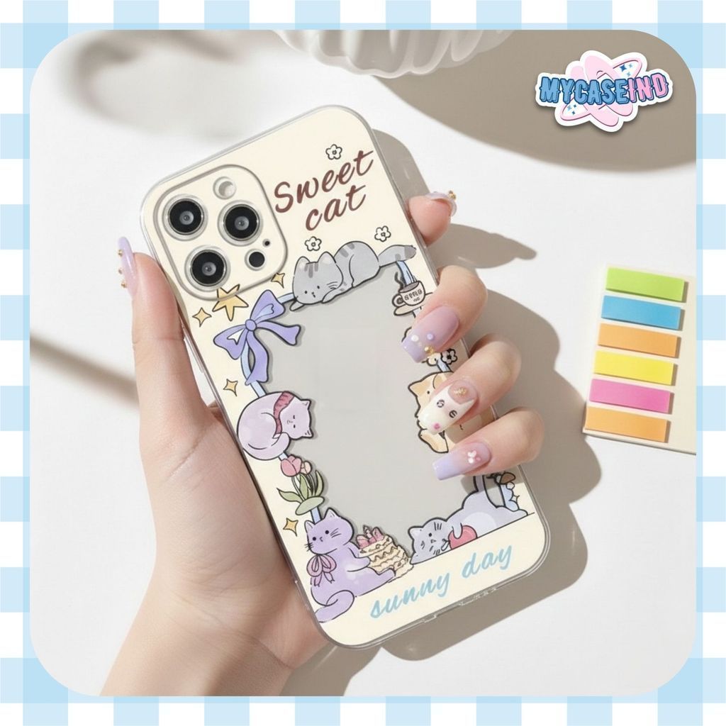[MYCASEIND] CUTE CAT ANGEL EYE PRINTING case samsung a05 a05s a16 a34 a32 4g a52 a52s a50 a50s a30s 