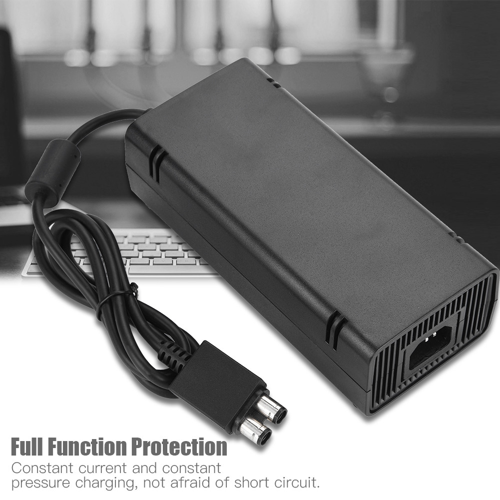 Lemendhk Universal Power Supply Brick Charger Adapter Cable Cord สําหรับ XBOX 360 SLIM