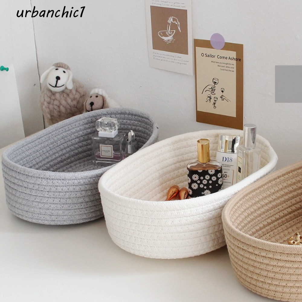 URBANCHIC Sundries Storage Box Keys Fashion Home Office Supplies รีโมทคอนโทรลเครื่องเขียนขนม Sundries Organizer