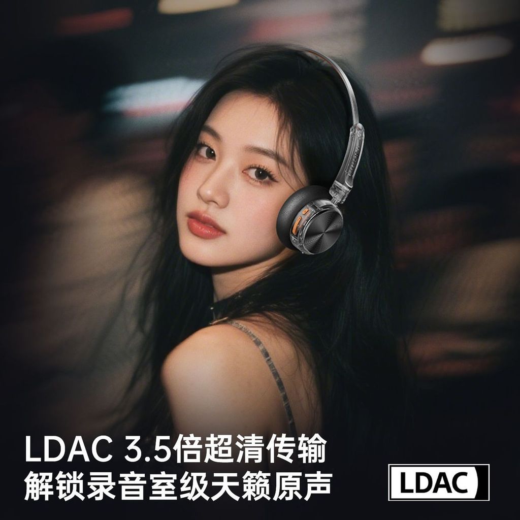 IKF R1 Discovery Version Retro Small Headset LDAC คุณภาพเสียงการออกแบบร่างกายโปร่งใสอายุการใช้งานแบต