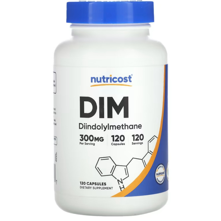 Nutricost High Potency 300mg DIM 120 Caps, Clean Diindolylmethane Supplement