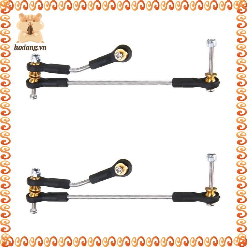 2 ชุดพวงมาลัย Link Servo Link Rod พวงมาลัยสําหรับ C14 C24 C34 B1 B14 B24 B16 B36 1/16 RC รถอะไหล่