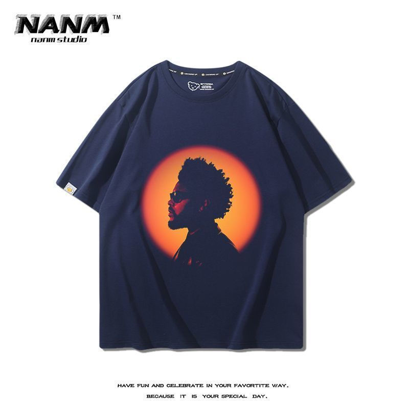 นักร้องชาวแคนาดา THE WEEKND คนรักต้นไม้ในกระถาง T เสื้อเชิ้ตแขนสั้นลายพิมพ์แนวแร็พ ฮิปฮอป ร็อก สำหรับผู้ชายในฤดูร้อน