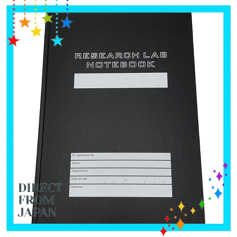 Kokuyo Research Lab Notebook A4/B5 Hard Cover with Signature Area, 80/40 Sheets, No. LB208S/LB208HS/