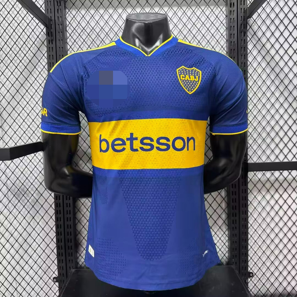 Player Version 2627 Boca Juniors Home Short Sleeve Jersey S-4XL