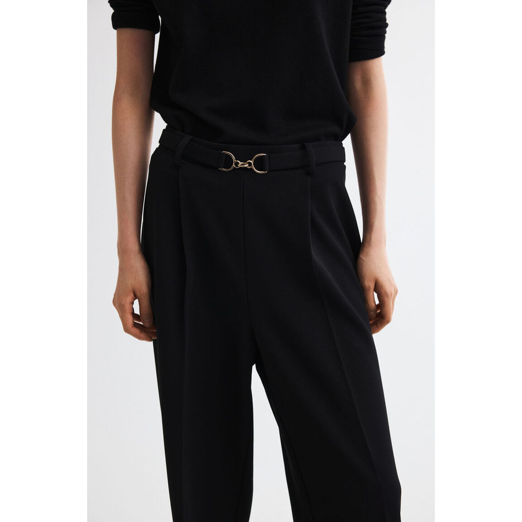 H&M(เอชแอนด์เอ็ม) กางเกงทรง Ponte di Roma ผู้หญิง 1359532_1