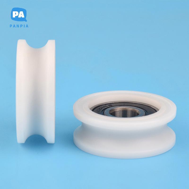 [NBI] 1 PC U12*44*16 มม.U Groove ล้อกลิ้ง 1 ซม.เส้นผ่านศูนย์กลาง 10 มม.Tra Line Guide Pulley ไนลอนห่