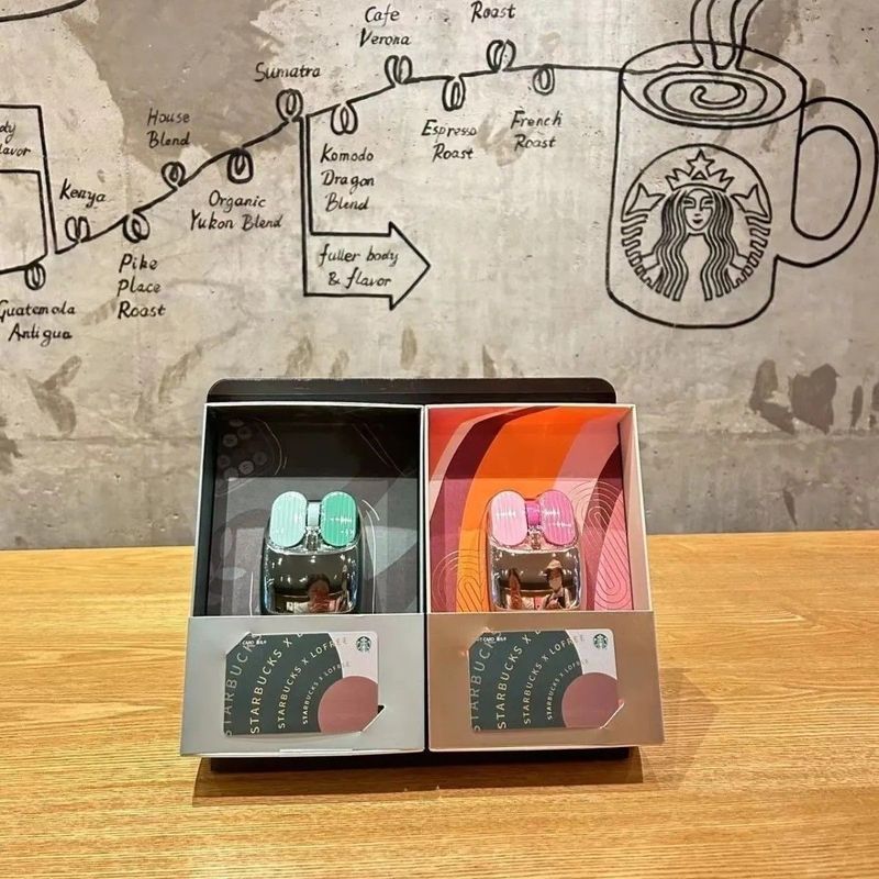 Starbucks Mouse Lofree Lofree มันฝรั่งทอดกรอบแบรนด์ร่วมไร้สาย Bluetooth Game Office การชาร์จสากล