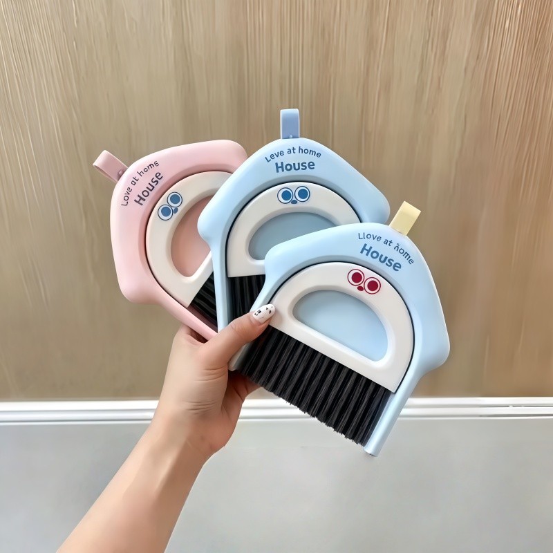 Mini Broom Desktop Cleaning Handy Tool Desk Keyboard Computer Sundries Mini Cleaning Small Broom Set