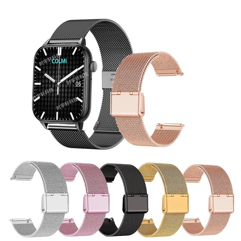 20 มม.22 มม.สายรัดข้อมือสําหรับ Colmi C81 C80 C61 C60 M41 M42 สําหรับ Colmi P71 P68 สําหรับ Colmi P2