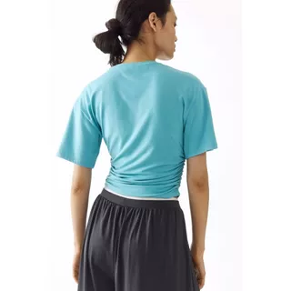 H&M(เอชแอนด์เอ็ม) เสื้อยืดดีไซน์รอยจีบ ผู้หญิง 1320470_2