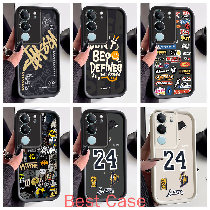 เคส Vivo V29 เคส Vivo V29 Pro เคส Cool เลนส์ซิลิโคนป้องกันเคสโทรศัพท์ป้องกันการตก YQ-JGS