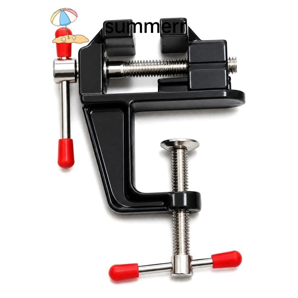 SUMMERR Mini Work Bench Vise,Bench Vice Mount Clamp On Design Hobby Bench Vise,แบบพกพาMiniature ขนาด
