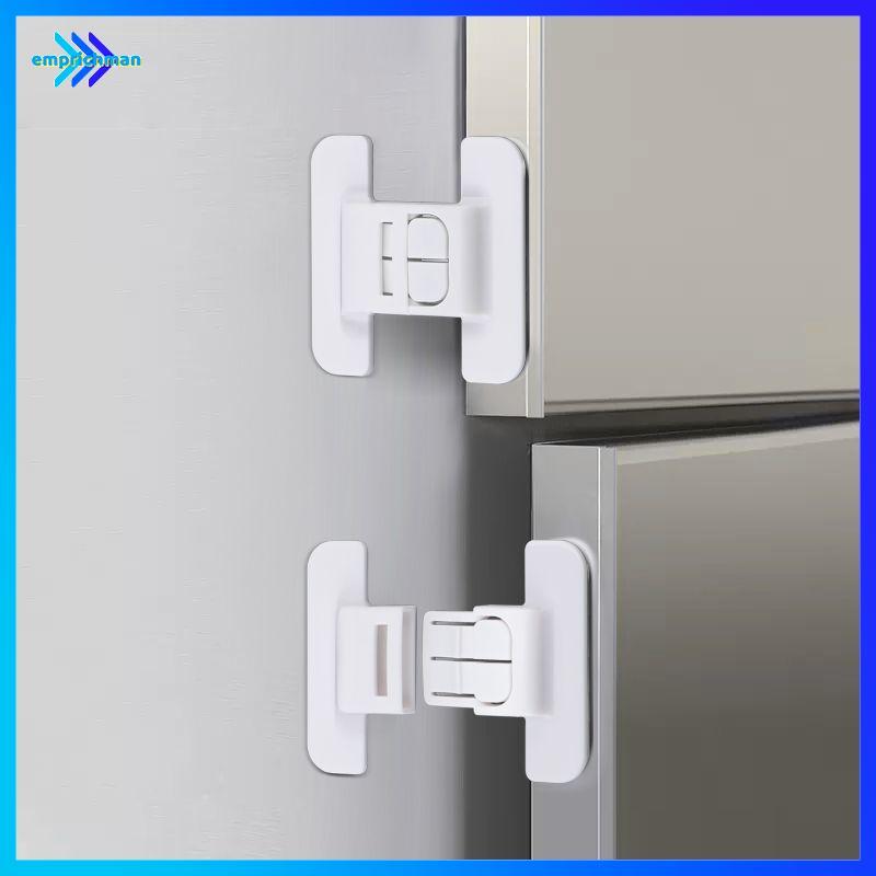 EPMN> ใหม่ 5 ชิ้นตู้เย็น Lo ความปลอดภัยตู้เย็นตู้แช่แข็งประตู Lo Multi-function ความปลอดภัย Los เด็ก Security Protector ใหม่