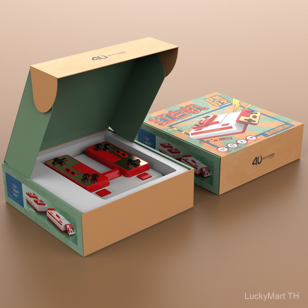 [สต๊อกพร้อมผมตรง] FC Red White Console NES 8-Bit Game Nostalgic Classic Home TV เกมคอนโซลอัพเกรดในตั
