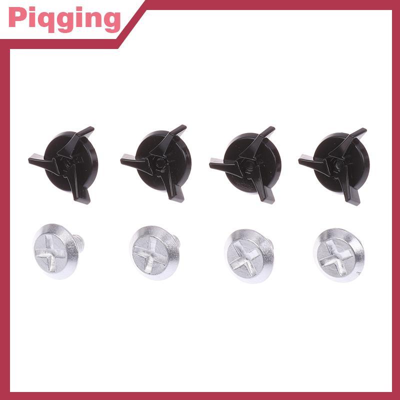 Piqging 8 ชิ้น/เซ็ต Motocross หมวกอุปกรณ์เสริมสกรูสกรูพิเศษสําหรับ Off Roads หมวกกันน็อคอลูมิเนียมหม