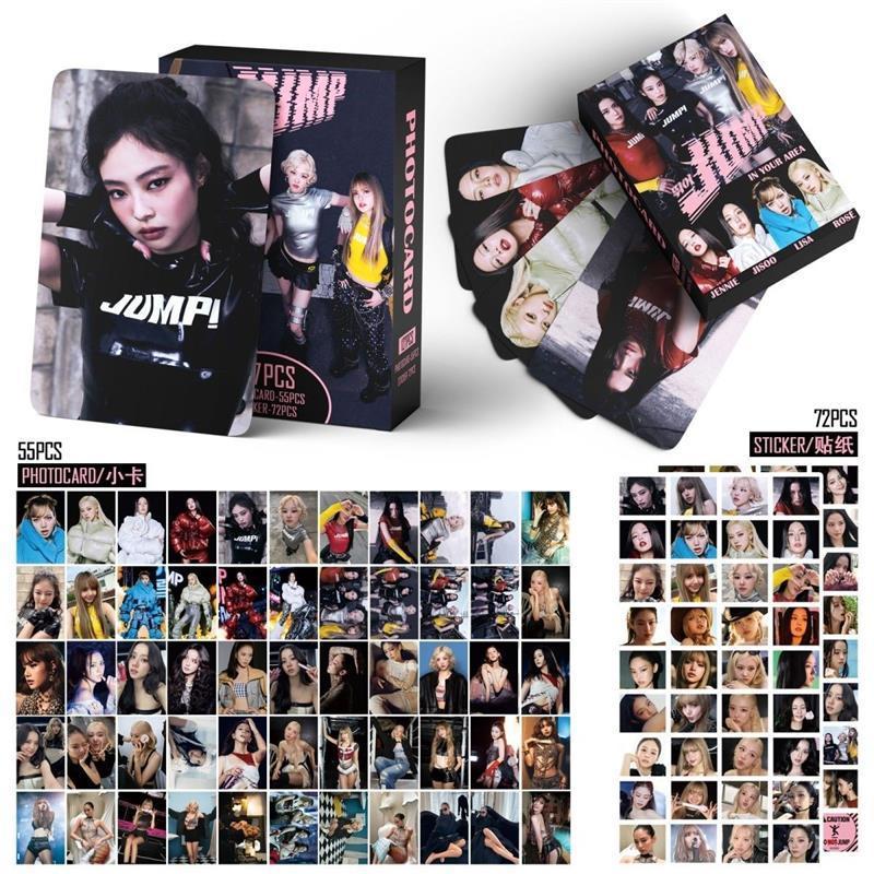[ks1124.th] Ready Stock Sheet BLACKPINK Pink อัลบั้มใหม่ < JUMP > การ์ดอัลบั้ม JENNIE Jin Zhixiu Ros