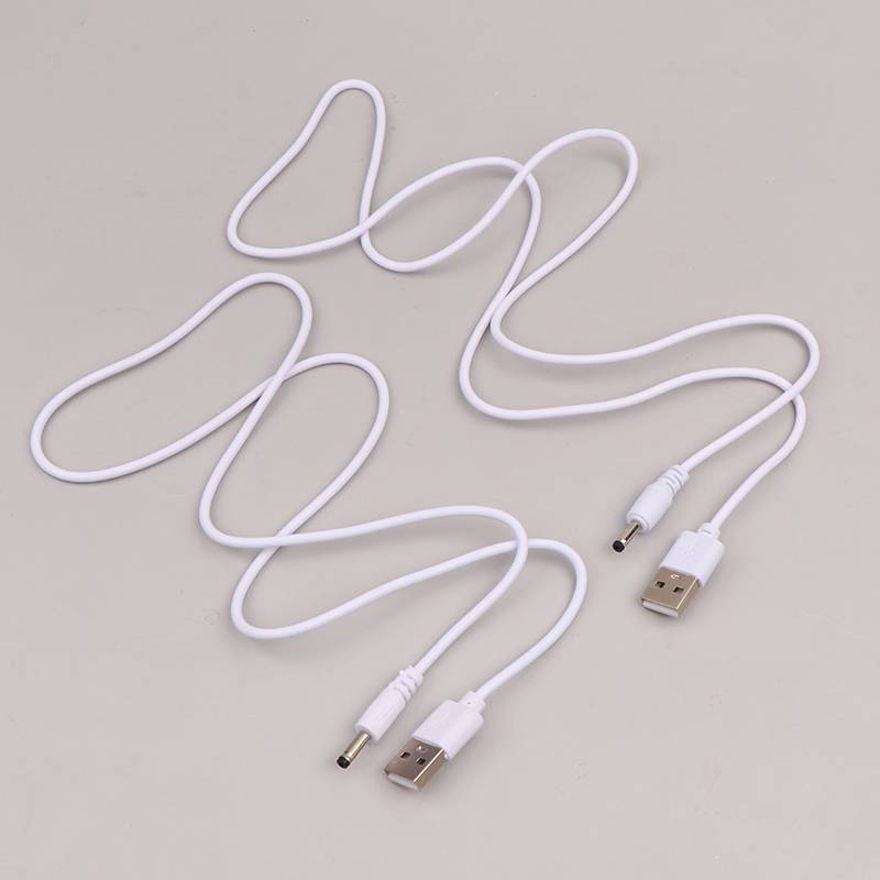 Ha USB To DC 3.5 มม.สาย Ja Connector 5V Charger สายไฟ Universal สําหรับ HUB Mini พัดลมเราเตอร์ลําโพง