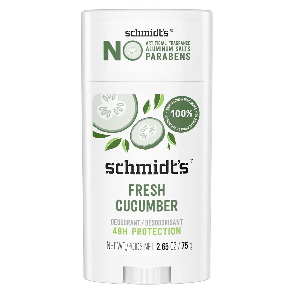 Schmidts Aluminium-Free Deodorant Fresh Cucumber 2.65 ออนซ์