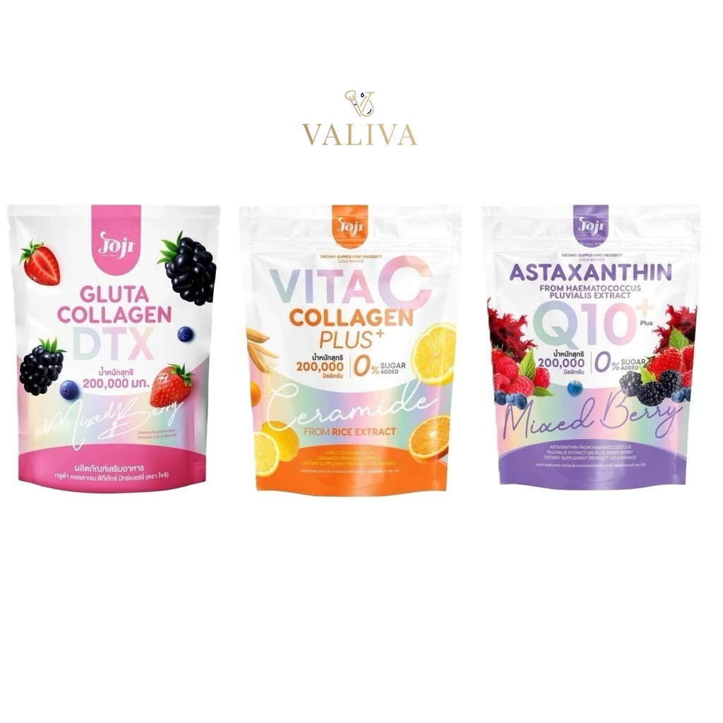 🎉Joji Gluta Collagen โจจิ กลูต้า คอลลาเจน Dtx / Astaxanthin / Vita C (10ซอง/ห่อ) ^