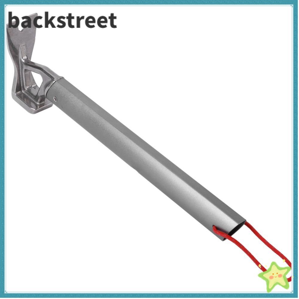 BACKSTAGEDV Camping Hammer, Heavy Duty อลูมิเนียมเต็นท์ Stake Hammer, ทนทานสีเทาแบบพกพา Camping Claw