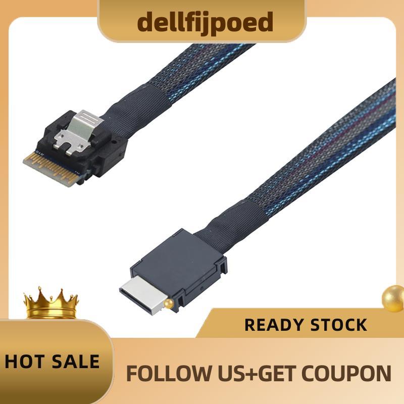 delfijpoedPCIE Oculink 4I 40P Male to Slimline SFF-8654 4I 38P Male Data Active Cable SFF-8611 1M PC