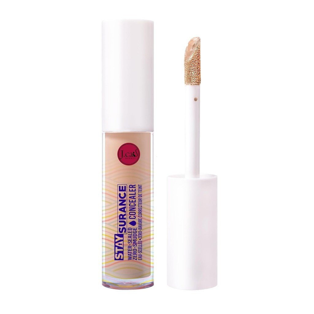 J.Staysurance Water-Proof, Zero-Smudge Concealer, Combats Dark Circles, Redness Small Imperfections,