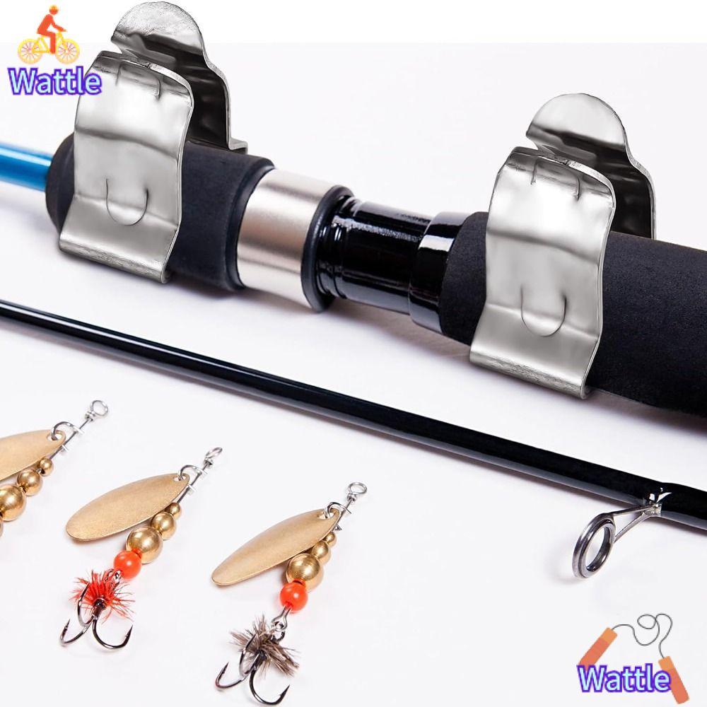 WATTLE Boat Oar Holder, Stainless Steel Durable Boat Paddles Bracket, Accessories Silver Universal B