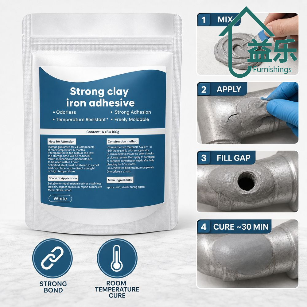 ANTINON ซ่อมเหล็ก Putty, Strong Bond Hole บรรจุโลหะซ่อม Putty, AB ซ่อม Putty สีขาวเหล็กหล่อ Putty Ho