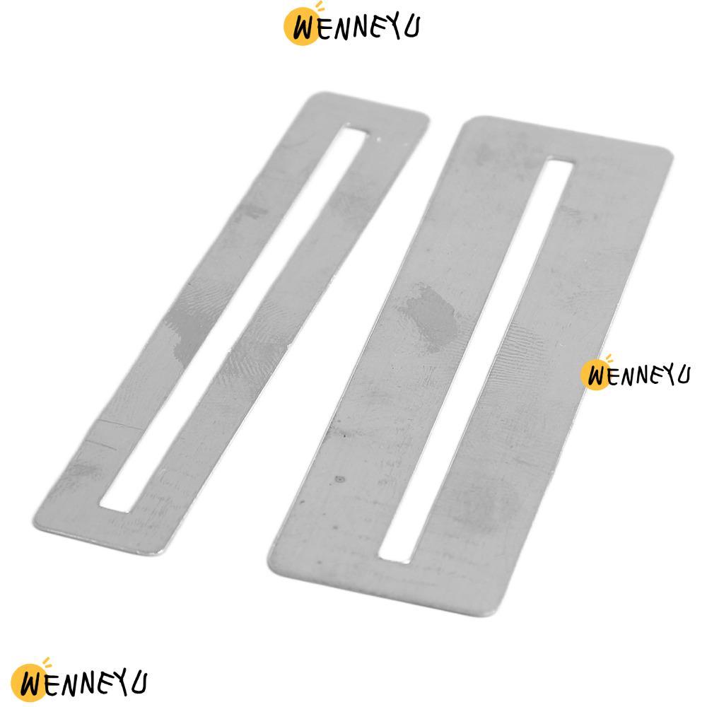 WENNYU 3 ชุดการ์ดเฟรตกีต้าร์, เหล็กสีเงิน Fret Wrap, ทนทาน 7.8 ซม. ขนาด Fretboard Guard กีตาร์ Fret 