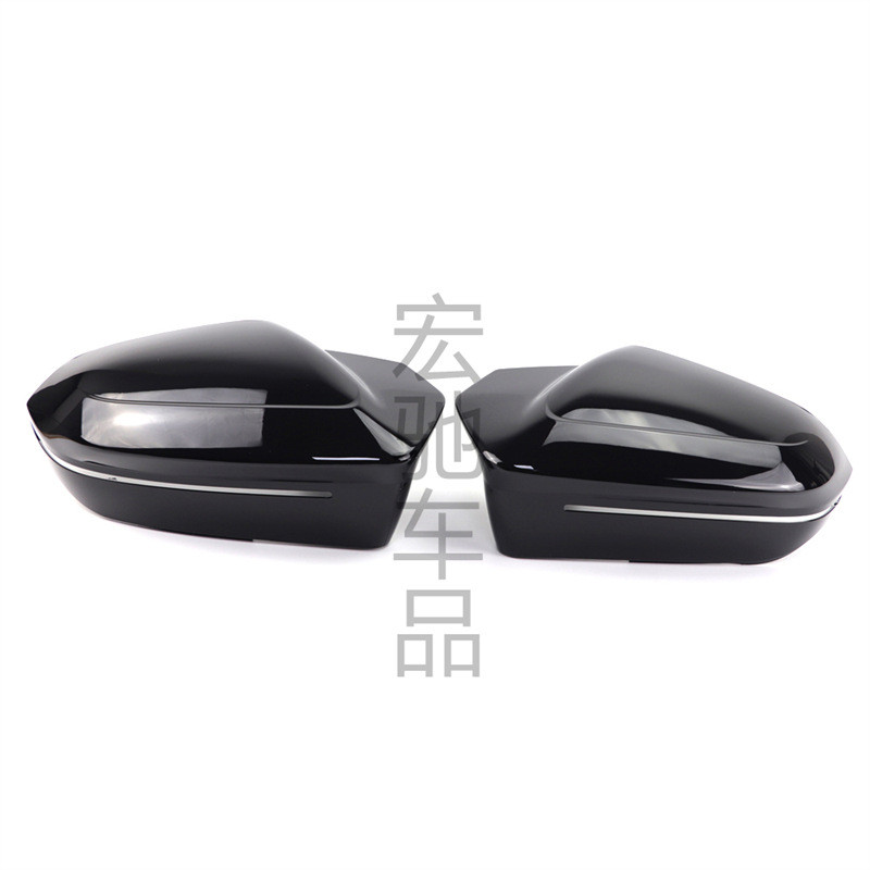 优质-สําหรับ BMW 7 Series G70 i7 2023-2026 สีดําเงาคาร์บอนไฟเบอร์เนื้อด้านข้างฝาครอบกระจกเปลี่ยนกระจกม