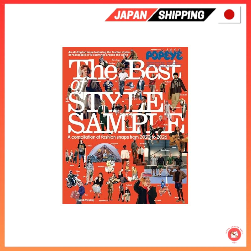 POPEYE Special English Edition The Best of STYLE SAMPLE (MAGAZINE HOUSE MOOK)Direct from JAPAN
