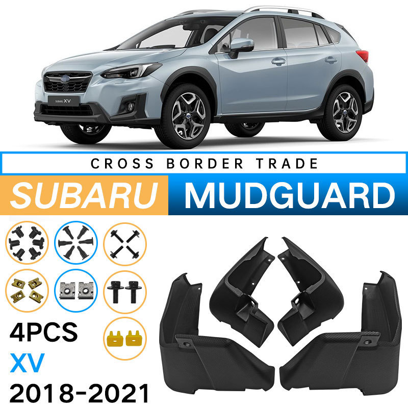 คุณภาพสูง-บังโคลนรถ Soft Mudguard เหมาะสําหรับ 2018-2021 Subaru XV Subaru XV XV บังโคลนยาง
