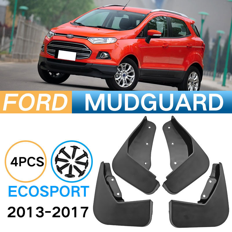 คุณภาพสูง-Ford Wingsport Ecosport 2013-2017 รถยาง Mudguard Piwa Mudguard การปรับเปลี่ยนอุปกรณ์เสริม