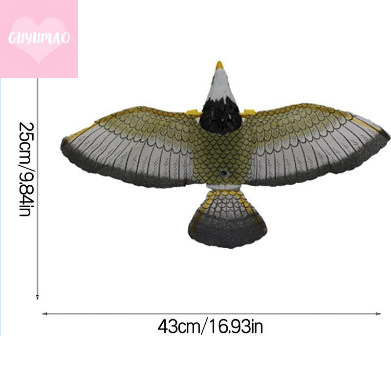 [guyumao] Luminous Bird Repellent แขวน Eagle พร้อมเพลง Flying Bird Scarer Flying Bird