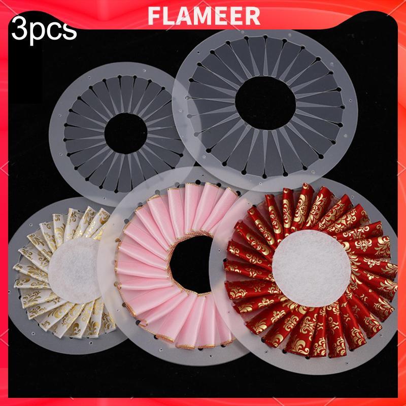 [Flameer] 3x Rosette Maker Bow Rosette เข็มกลัด Patchwork อุปกรณ์เสริม Rosette Maker