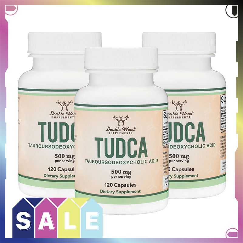 Double Wood TUDCA 500mg ช่วยดูแลตับ สนับสนุนการย่อยอาหาร และช่วยให้ระบบภายในทำงานสมดุล