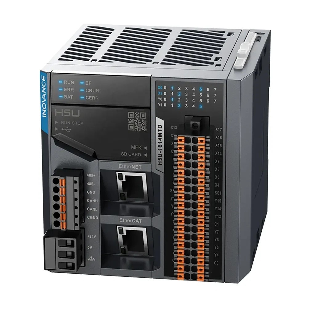 XDWX INOVANCE Plc Controller ตัวควบคุมโปรแกรมประสิทธิภาพสูง 8 เพลา H5U-1614MTD-A8 H5U Series PLC เดิ