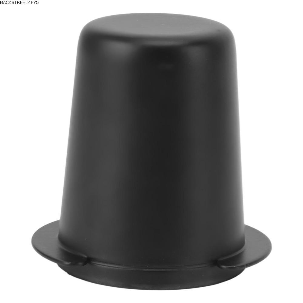 BACKSTAGEEET4FC3 Dosing Cup Tool, สแตนเลสทนทานกาแฟ Dosing Cup, Universal Fit สีดําผงกาแฟถ้วย Espress